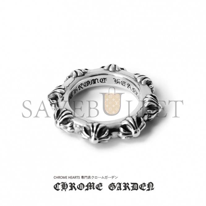 CHROME HEARTS CROSS BAND RING