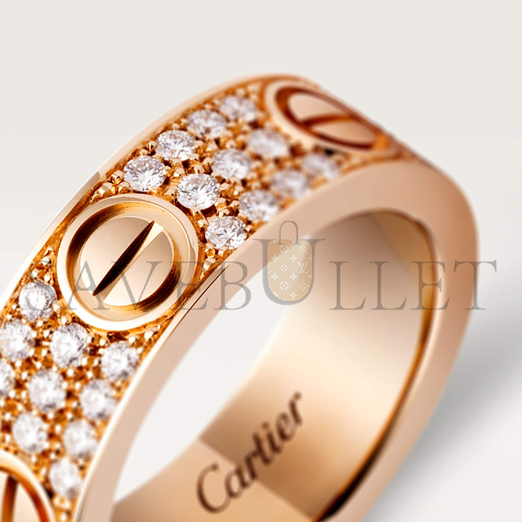 CARTIER  LOVE RING, DIAMOND-PAVED B4087600