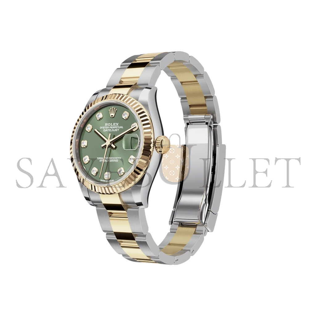 ROLEX DATEJUST 31 OYSTER, 31 MM, OYSTERSTEEL AND YELLOW GOLD WATCH 278273