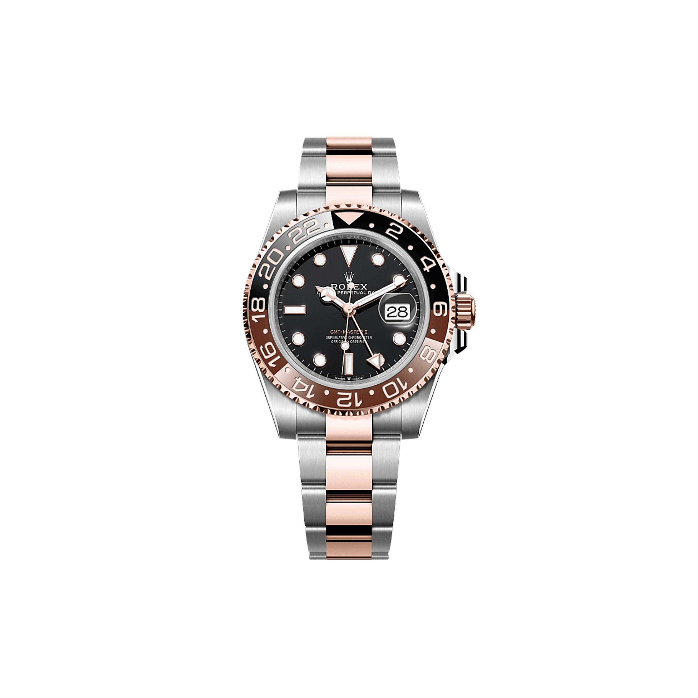 ROLEX GMT-MASTER II OYSTER, 40 MM, OYSTERSTEEL AND EVEROSE GOLD 126711CHNR