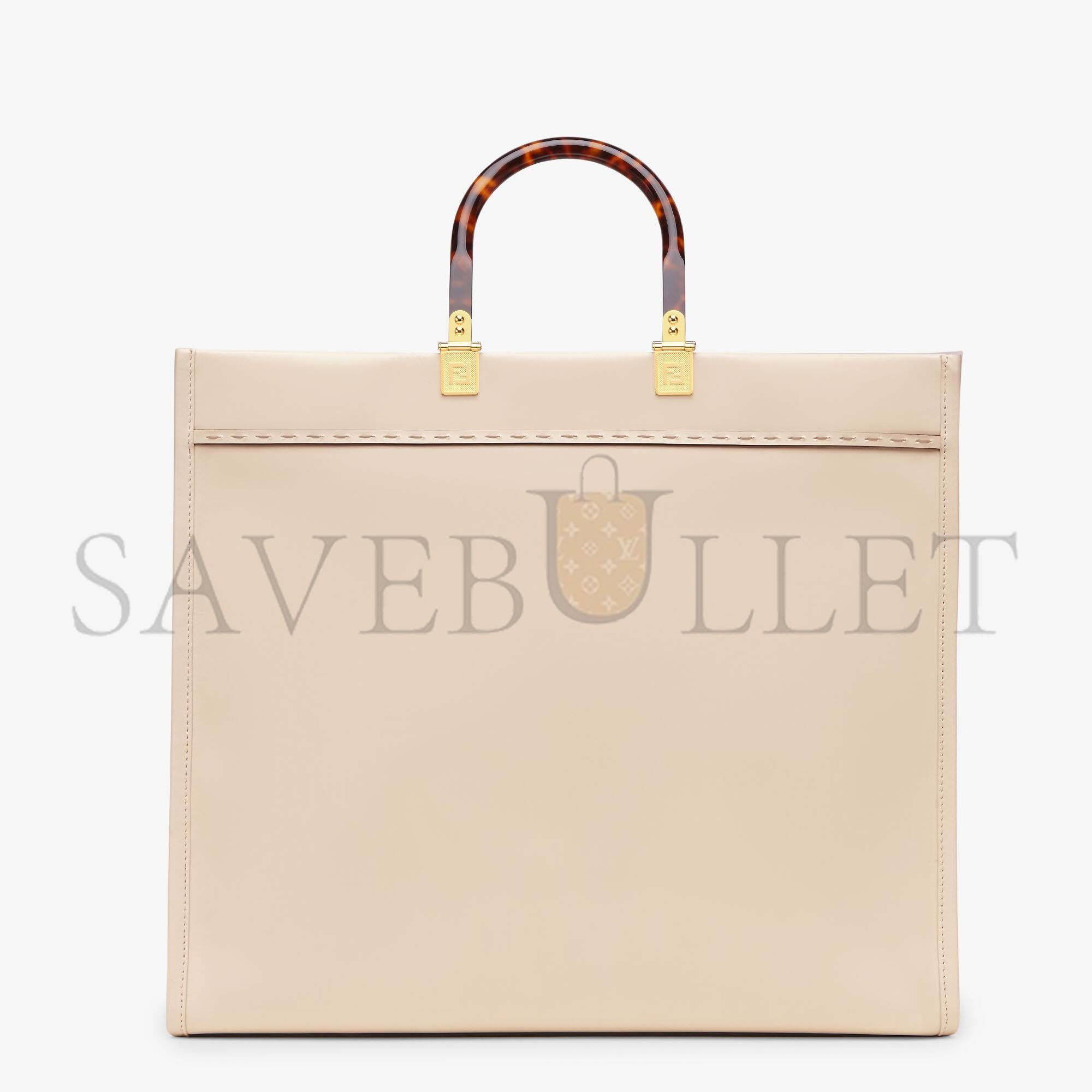 FENDI LARGE FENDI SUNSHINE - PINK LEATHER SHOPPER 8BH372ABVLF1BA9 (40.5*35*21.5cm)