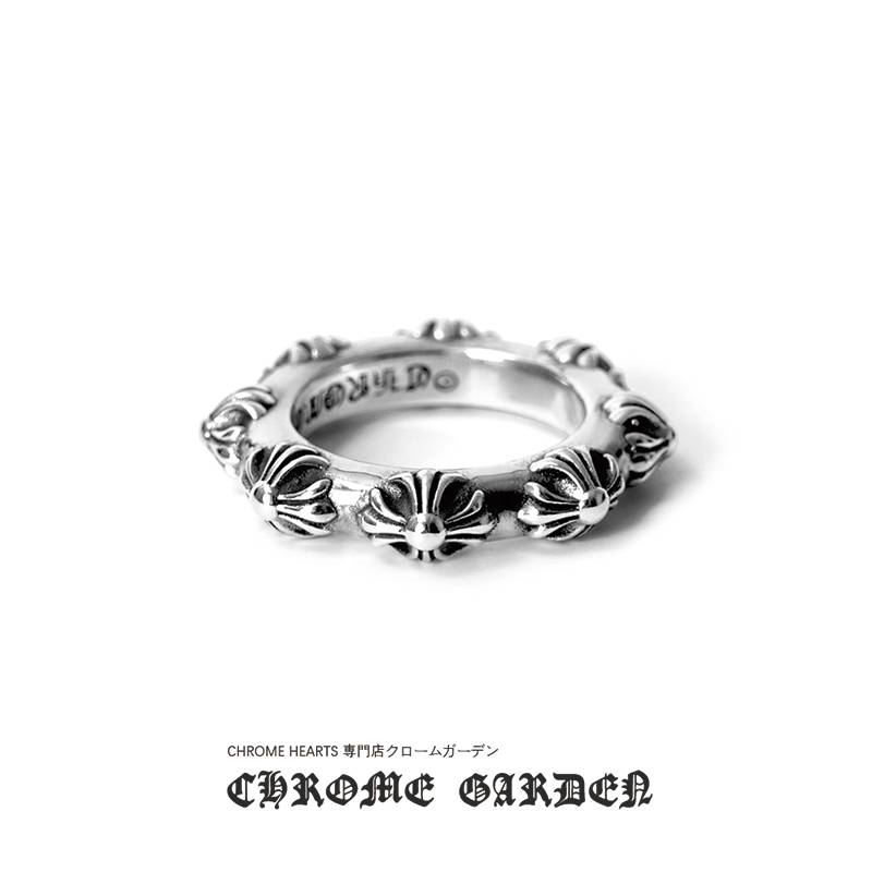 CHROME HEARTS CROSS BAND RING