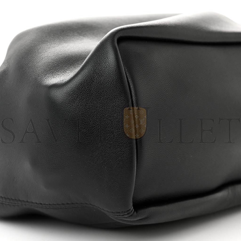 LOEWE NAPPA SMALL SQUEEZE BAG BLACK (23*22*10cm)